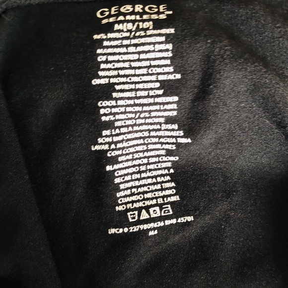 George seamless sleeveless black top - Picture 3 of 3